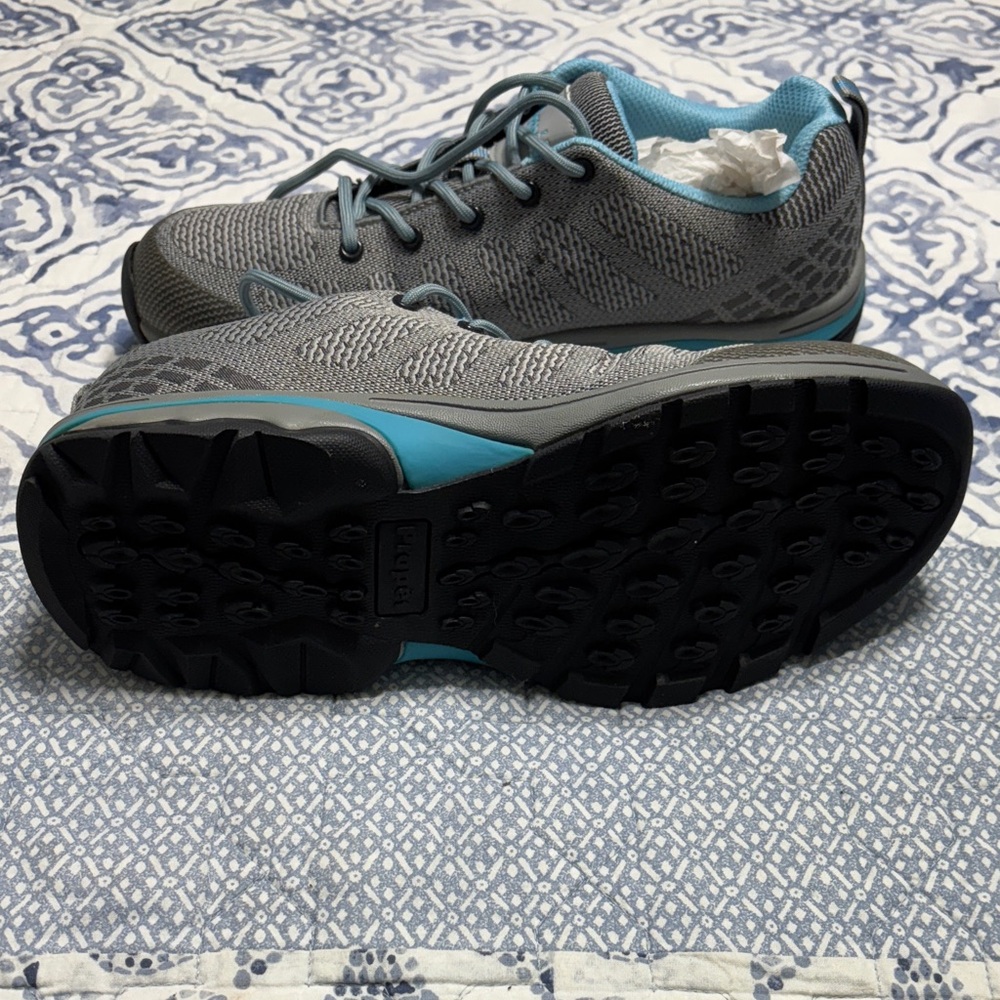Propét Petra Women’s Charcoal and Teal Hiking Shoe - Picture 5 of 8